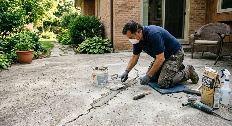 Concrete Pool Patio Repair in Miami Dade County, FL