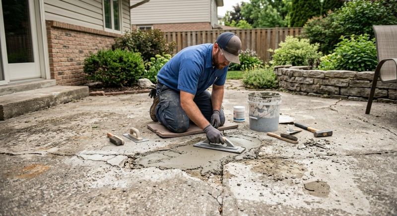 Porch Crack Repair in Des Moines, IA